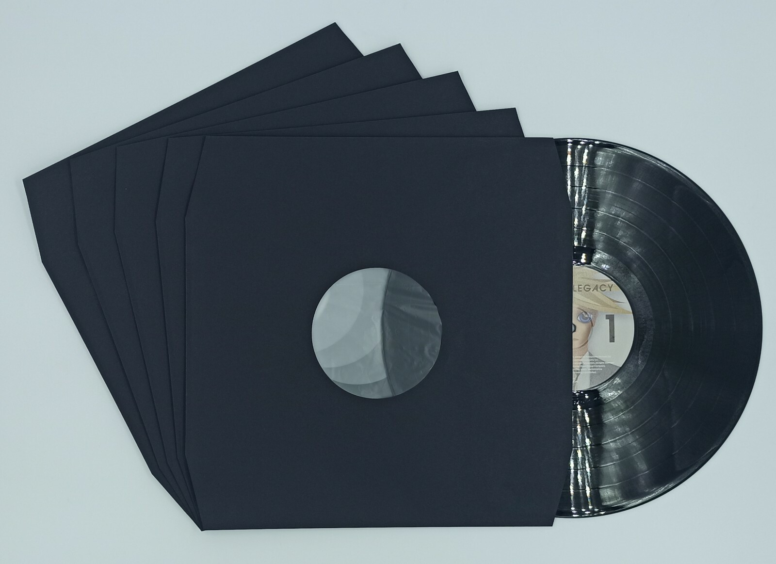 Sous-pochettes vinyles 33T doublées anti-poussière contre les rayures des disques