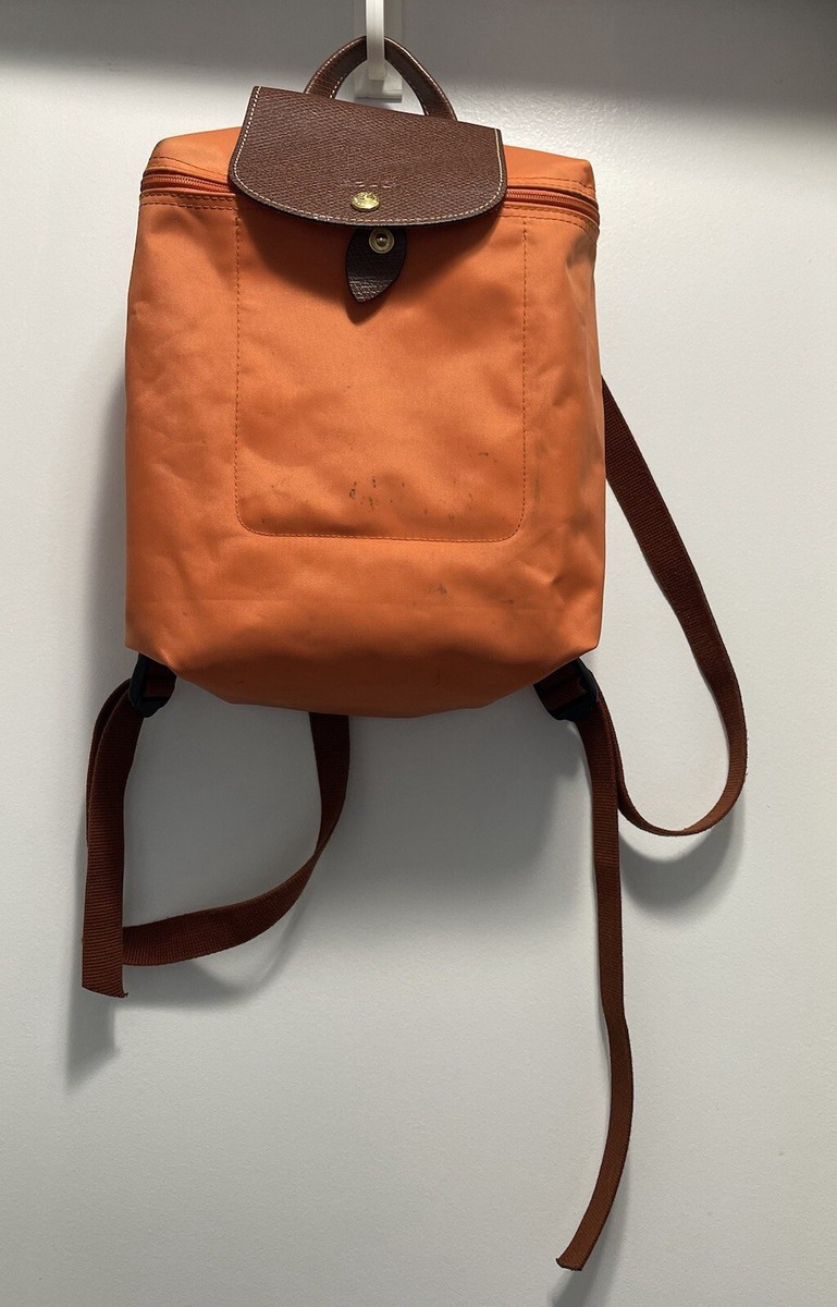 Longchamp Le Pliage Sac a Dos Backpack Nylon Orange Longchamp Le Pliage  main image 4