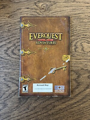 EverQuest Online Adventures (Sony PlayStation 2, 2003) PS2 AUTHENTIC MANUAL ONLY