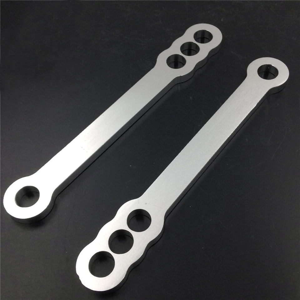 Silver For 1999-2012 2010 2011 Suzuki Hayabusa GSX1300R Motorcycle Lowering Link - Image 2 of 4