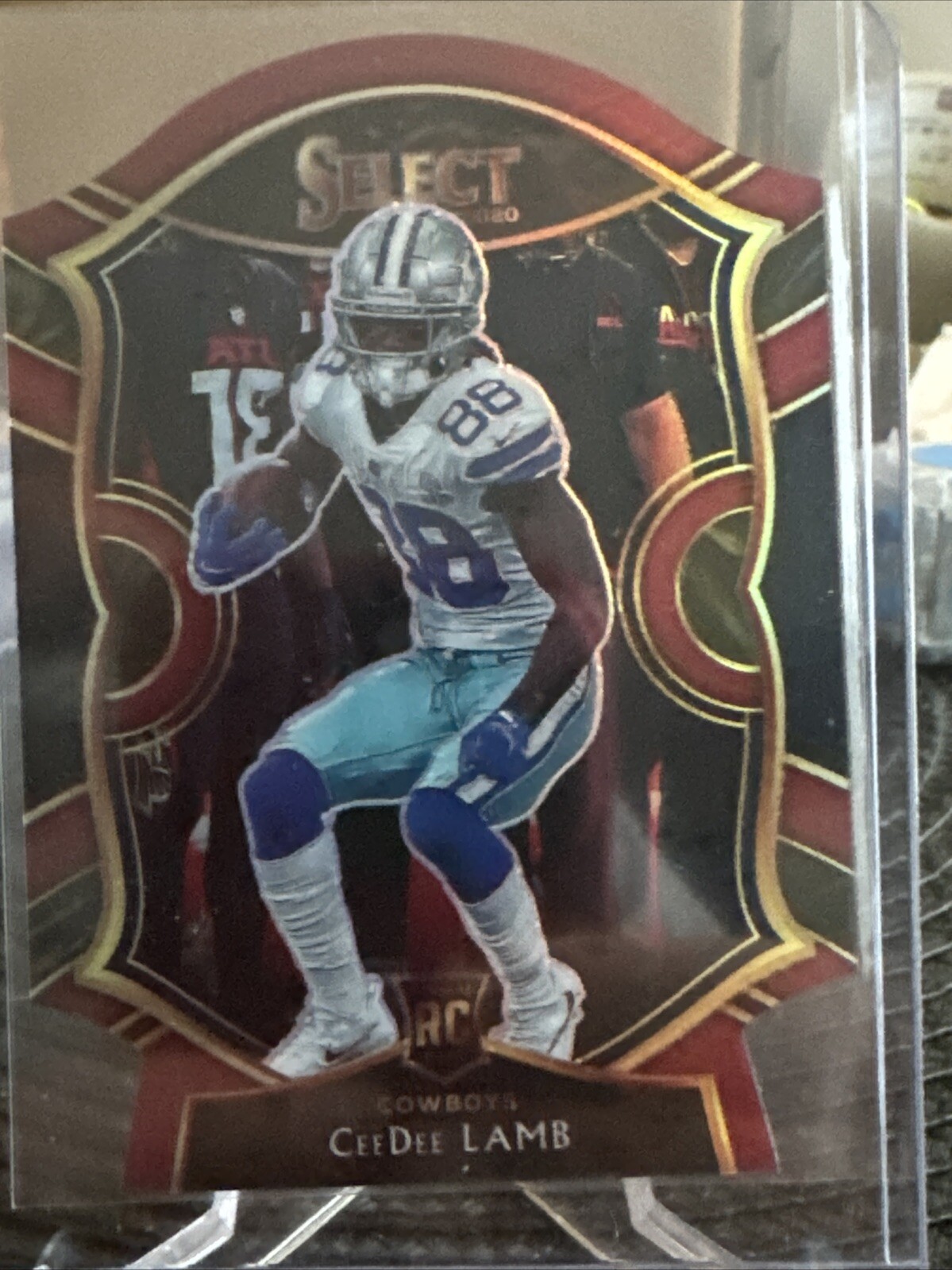 CeeDee Lamb 2020 Select 57 Die-Cut Maroon Prizm Rookie RC Cowboys Concourse