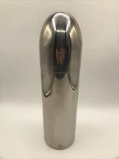 Metrokane Stainless Steel Bullet Cocktail Shaker - Missing Cap - Parts Or Repair