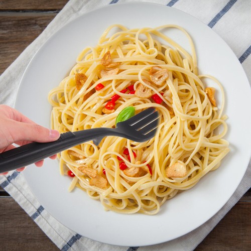 Mixing Silicone Cooking Fork Convenient Cooking Fork Mixing Pasta - Picture 10 of 12