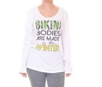 Material Girl Active Junior's Bikini Bodies Cutout Graphic Top Size Xl on sale Material Girl Active Junior's Bikini Bodies Cutout Graphic Top Size Xl on sale