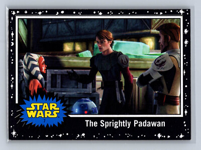 2017 Topps Star Wars: Last Jedi black parallel - The Sprightly Padawan