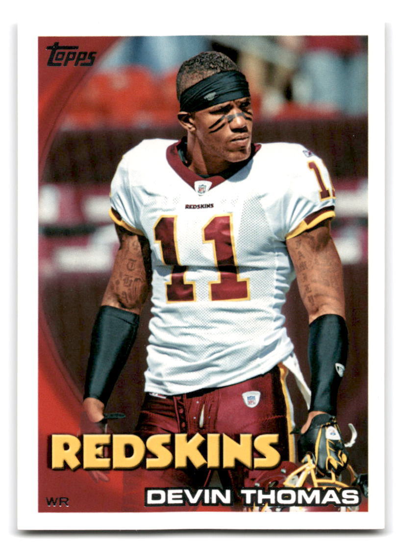 Devin Thomas 2010 Topps FOOTBALL #433 Washington Redskins