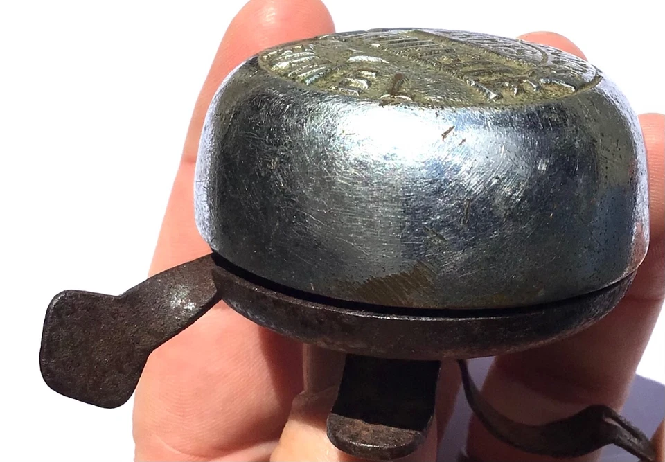 ANCIENNE SONNETTE DE VELO J.NOIRELLE FUMEL BELL OF BIKE Campanilla de bicicleta - Photo 3/4