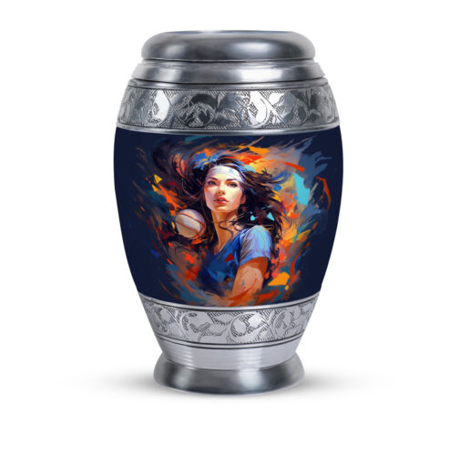 Female Basketball Player In Action Urns For Men Ashes Adult Male Ash Urn 3 Inch - Photo 1 sur 6