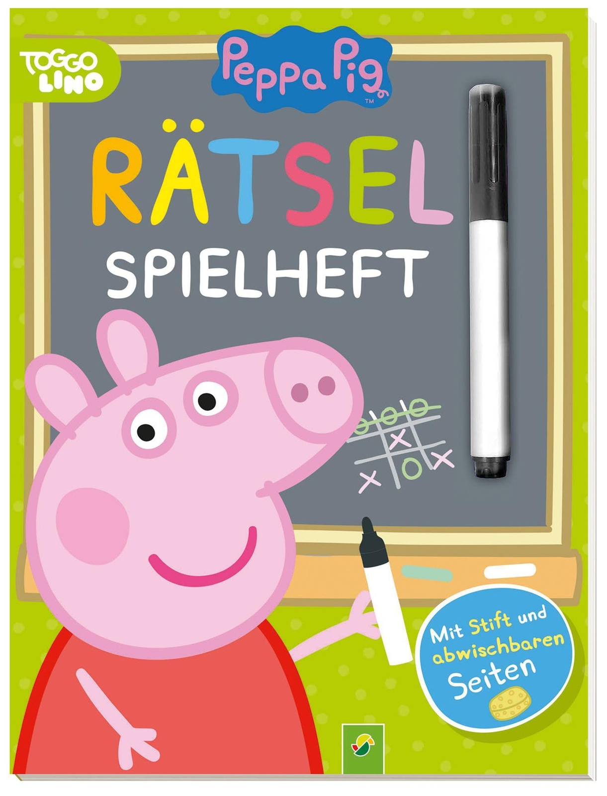 Thumbnail - Peppa Pig - Rätsel-spielheft. Mit Stift Und Abwischbaren Seiten