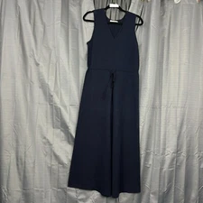 Samansa Mos2 blue Romper Womens M Navy Blue Knitted Sleeveless Lagenlook Boho