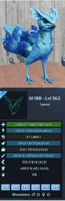 Ark Survival Ascended PVE SOLID BABYBLUE COLORING FEDERLEICHT PAAR XBOX/PC/PS5