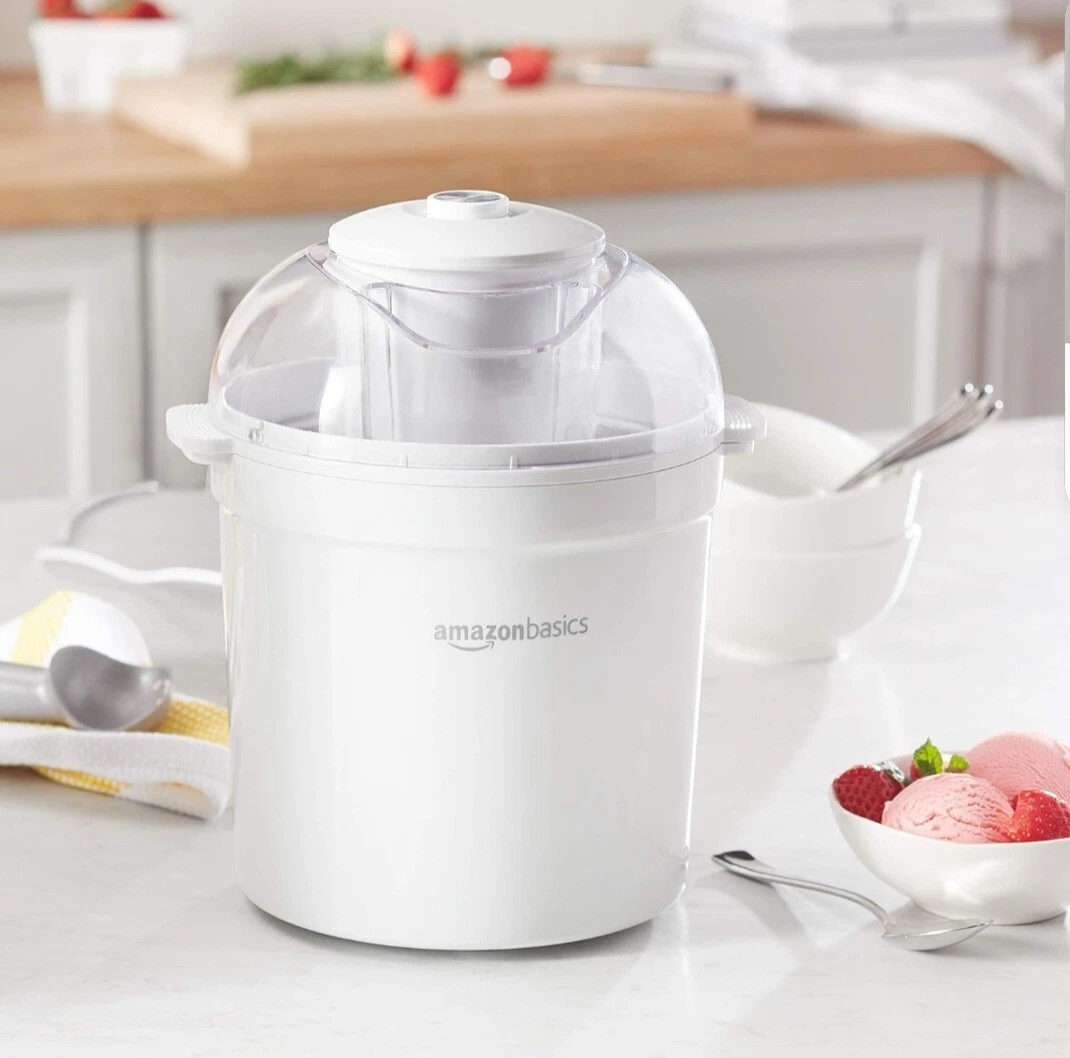 Amazon Basics 1.5 Quart Automatic Homemade Ice Cream Maker
Opens in a new window or tab