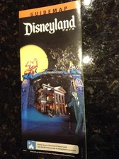 Disneyland Halloween Haunted Mansion Park Map and Guide 2015 jack skellington
