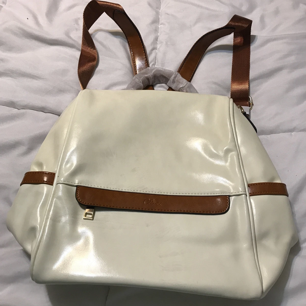 Women's Designer Rucksack Handbag with 7 Pockets QL192K - Quenchy London