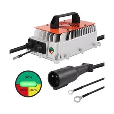 48V 18A Golf Cart Battery Charger for Club Car, Professional Smart 48 Volt Go...