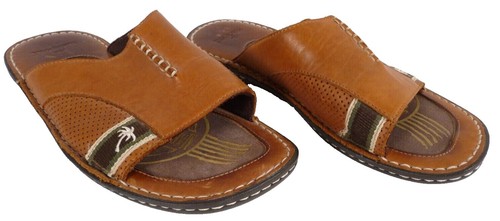 Collegium Slide Sandals Men 12-12.5 Pillar Horween Leather  display picture 2