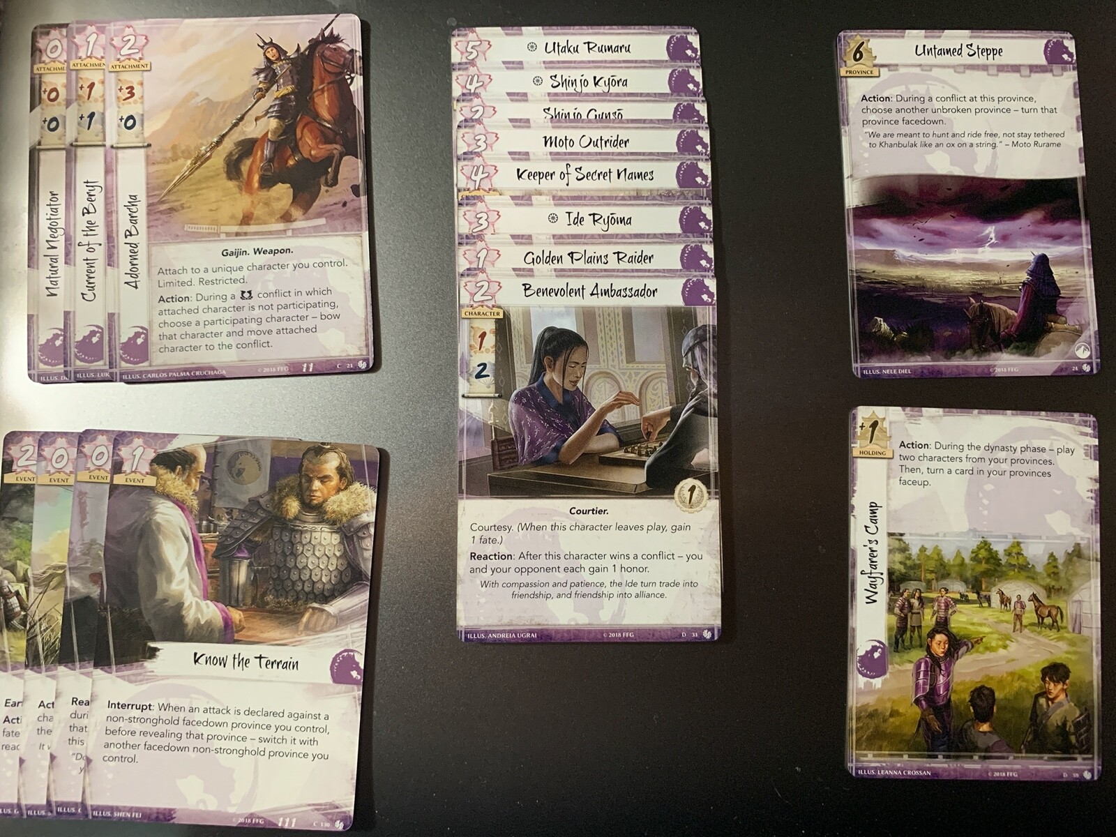 Legend of the Five Rings - Unicorn Clan (17 Cards) - Inheritance Cycle ...