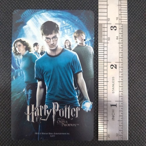 Tarjeta telefónica Harry Potter y la Orden Phoenix película retro usada Japón rara - Imagen 3 de 4