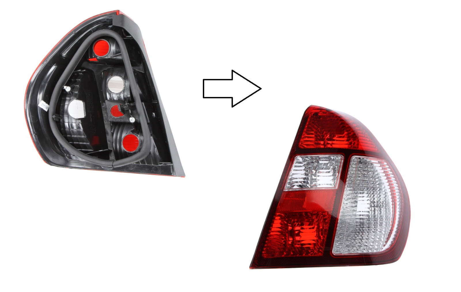 Feu arriere droit Renault Thalia 2001 2002 2003 2004 2005 2006 2007 2008 piece 8200403982
