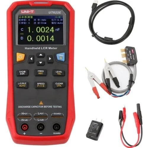 UNI-T Digitales LCR-Messgerät UT622E, 0.1% Genauigkeit, 100kHz, 2.8'' TFT LCD - Bild 3 von 4