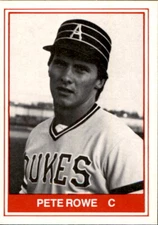 1982 Alexandria Dukes TCMA #14 Pete Rowe Corvallis Oregon OR - NM Baseball Card