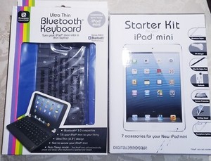 iPad Mini Digital Gadgets Starter Kit & iPad Mini Ultra Thin Bluetooth Keyboard 