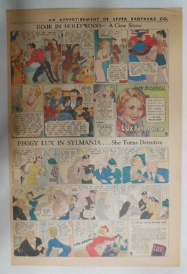 Lux Soap Ad: Joan Blondell for Lux Soap ! from 1930's Size: 11 x 15 inches