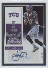 2016 Contenders Draft Picks College Bowl Ticket 26/99 Josh Doctson #107 Auto 0s3