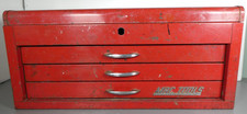 Vintage MAC Tools 3 Drawer Toolbox Top Chest - Heavy Duty with Handles