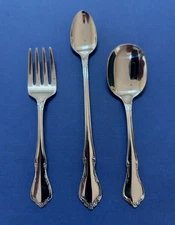 Toddletime by Oneida Infant Toddler Feeding Set Spoons Fork Minty!!