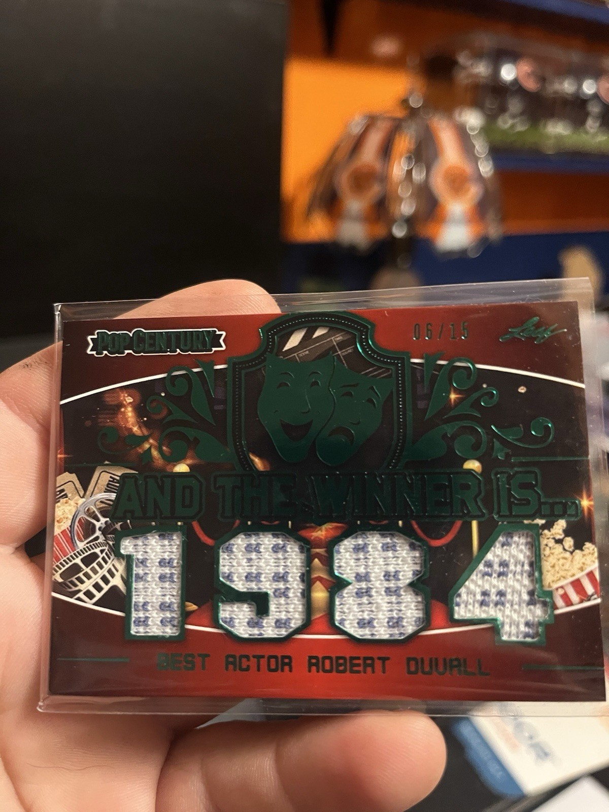ROBERT DUVALL RELIC /15  2020 POP CENTURY 1984 USED Tender Mercies ATW-19
