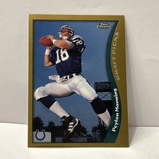 1998 Topps Chrome Peyton Manning Rookie Card#165 NM/Mint Condition. rookie card picture