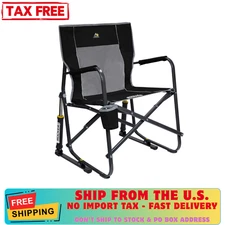 FREESHIP! GCI Outdoor Freestyle Rocker XL Oversized Foldable Rocking Camp Chair