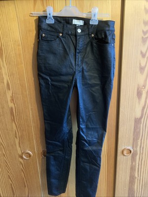 H&M Damen Jeans beschichtet Gr. 38