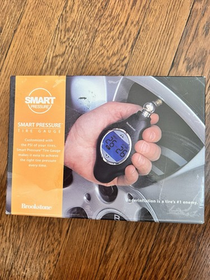 #ad Brookstone Smart Pressure Tire Gauge $20.00