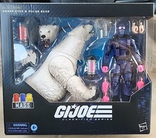 G.I. Joe Classified Action Figure Deluxe Polar Bear & Snake Eyes  161 NIB New