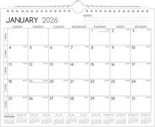 Wall Calendar 2026-2027   2 Year Small 2026-2027, 11 x 8.5 In, Jan...
