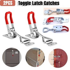 2pcs Heavy Duty Toggle Latch Catch Adjustable Lock Clamp Anti-rust Clip for Case