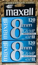 Maxwell 8mm GX-MP High Quality Camcorder Videotapes: 120 Minute - 2 Pack NEW
