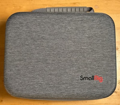 Smallrig Köfferchen grau mit Griff und Reißverschluss 20x25 Innen Maße 13cm hoch