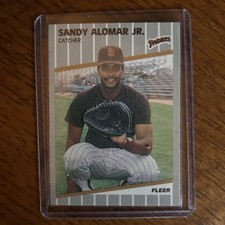 1989 Fleer - Sandy Alomar Jr. #300 (RC)