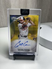 2024 Topps Chrome Black - Autographs Colton Cowser #CPA-CC Refractor AU,RC 17/25