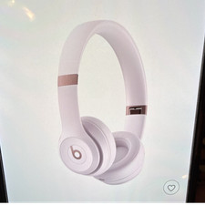 Beats by Dr. Dre Solo 4 Wireless Bluetooth On-Ear Headphones w/ Mic, White