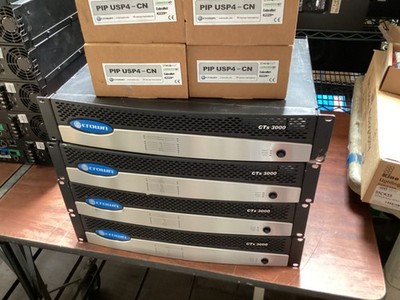 Crown Audio CTs 3000 Two-Channel Power Amplifier GCTS3000B w/ new  pip-usp4/cn