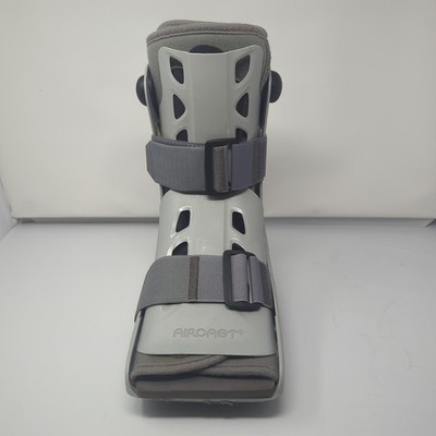 Aircast AirSelect Short Walking Boot Large Walker Brace Foot Fracture Ankle Gray