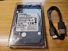 2TB External USB 3.0 2.5" SATA Hard Disk Drive 5400RPM SMART Verified PC Mac