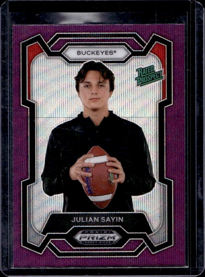 2024 Prizm Draft Picks Julian Sayin Purple Wave Rated Prospect #193