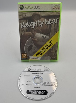 Naughty Bear Werbekopie Xbox 360 sehr guter Zustand selten