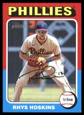 Rhys Hoskins 2024 Topps Heritage #163 Phillies MLB READ FREE SHIP AutographDen