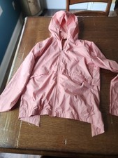 Nike Jacket Womens Medium Pink Windbreaker Dri-Fit Run Running Zip Up Active